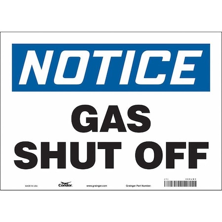 Condor SAFETY SIGN FIRE AND EMERGENCY, 10 in Height, 14 in Width, Vinyl, Horizontal Rectangle, English 469J83