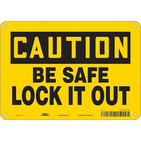Condor Safety Sign, 7 in Height, 10 in Width, Aluminum, Vertical Rectangle, English, 469K55 469K55