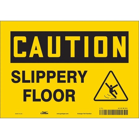Condor Safety Sign, 7 in Height, 10 in Width, Vinyl, Vertical Rectangle, English, 469N86 469N86