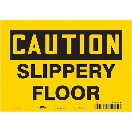 Condor Safety Sign, 7 in Height, 10 in Width, Vinyl, Vertical Rectangle, English, 469N95 469N95