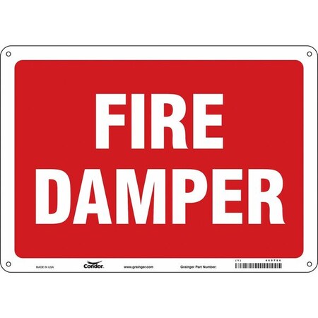Condor Safety Sign, 14" W, 10" H, 0.055" Thickness 469T86