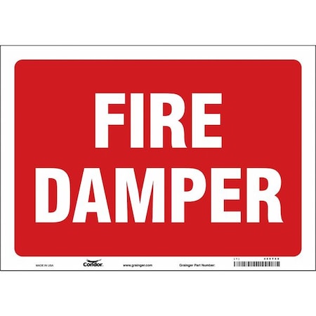 Condor Safety Sign, 14" W, 10" H, 0.004" Thickness 469T88