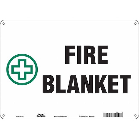 Condor Safety Sign, 14" W, 10" H, 0.032" Thickness 469T78