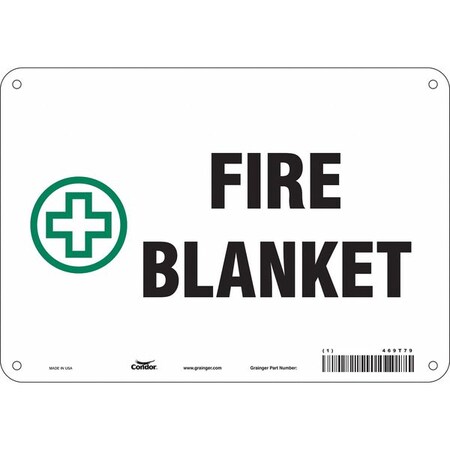 Condor Safety Sign, 10" W, 7" H, 0.055" Thickness 469T79