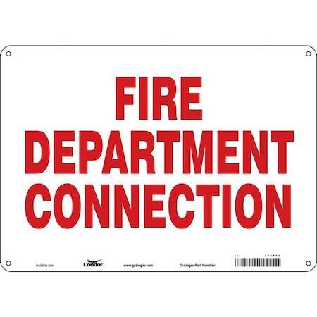 Condor Safety Sign, 14" W, 10" H, 0.032" Thickness 469T55