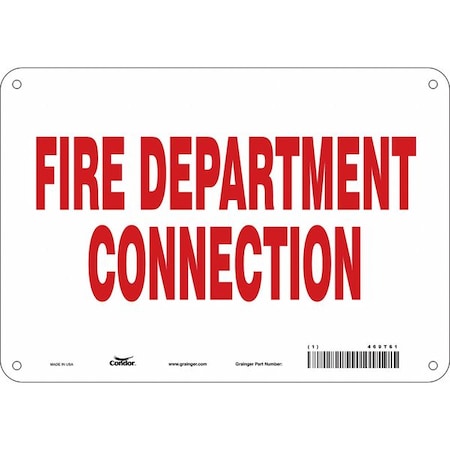 Condor Safety Sign, 10" W, 7" H, 0.032" Thickness 469T61