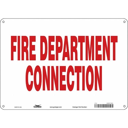 Condor Safety Sign, 14" W, 10" H, 0.055" Thickness 469T64