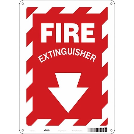 Condor Safety Sign, 10" W, 14" H, 0.032" Thickness 469V89