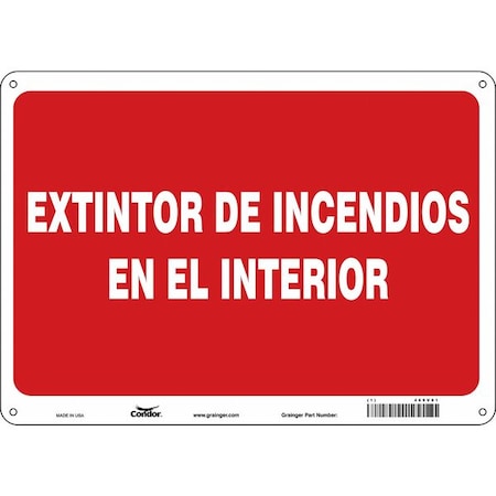 Condor Safety Sign, 14" W, 10" H, 0.032" Thickness 469V01