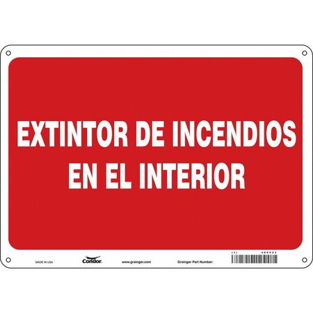 Condor Safety Sign, 14" W, 10" H, 0.055" Thickness 469V03