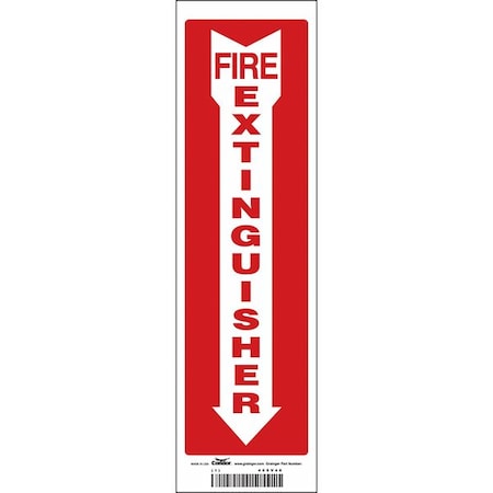 Condor Safety Sign, 14 in Height, 4 in Width, Vinyl, Horizontal Rectangle, English 469V40