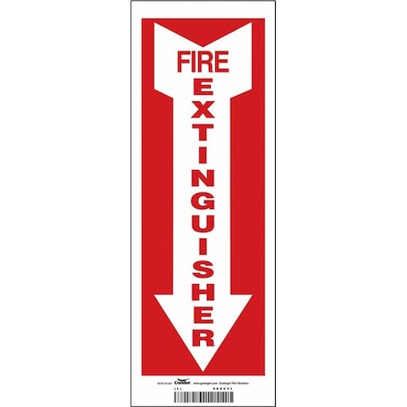 Condor Safety Sign, 5" W, 14" H, 0.004" Thickness 469V41