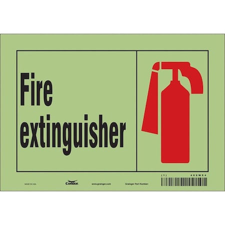 Condor Safety Sign, 10" W, 7" H, 0.010" Thickness 469W84