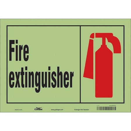Condor Safety Sign, 14" W, 10" H, 0.010" Thickness 469W85