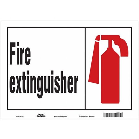 Condor Safety Sign, 14" W, 10" H, 0.004" Thickness 469W92