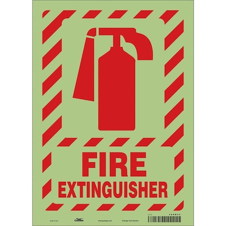 Condor Safety Sign, 10" W, 14" H, 0.010" Thickness 469W95