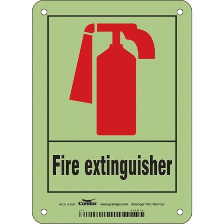 Condor Safety Sign, 5" W, 7" H, 0.070" Thickness 469W73