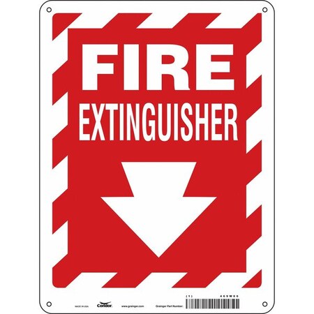 Condor Safety Sign, 12 in Height, 9 in Width, Polyethylene, Horizontal Rectangle, English 469W06