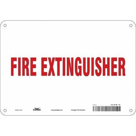 Condor Safety Sign, 10" W, 7" H, 0.032" Thickness 469W12