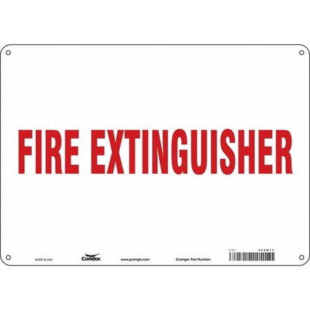Condor Safety Sign, 14" W, 10" H, 0.032" Thickness 469W13
