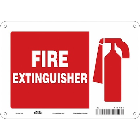 Condor Safety Sign, 10" W, 7" H, 0.055" Thickness 469W26