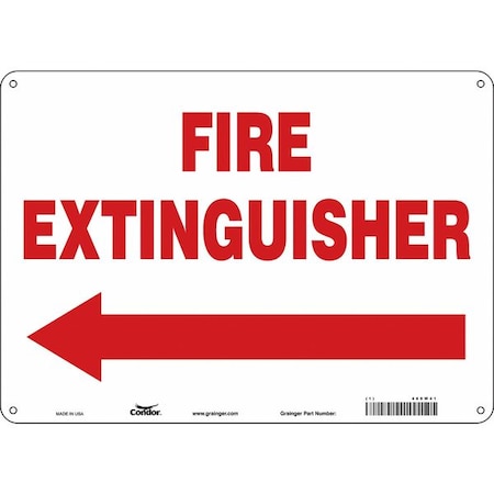 Condor Safety Sign, 14" W, 10" H, 0.032" Thickness 469W41