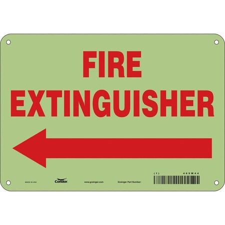 Condor Safety Sign, 10" W, 7" H, 0.070" Thickness 469W44