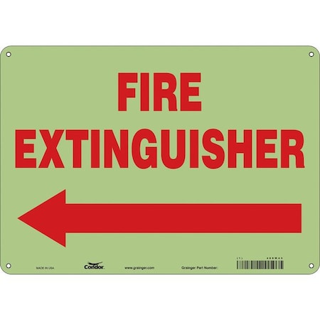 Condor Safety Sign, 14" W, 10" H, 0.070" Thickness 469W45