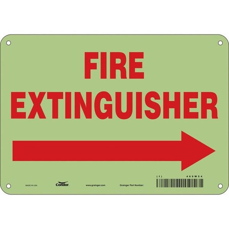 Condor Safety Sign, 10" W, 7" H, 0.070" Thickness 469W54