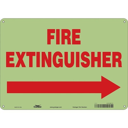 Condor Safety Sign, 14" W, 10" H, 0.070" Thickness 469W55