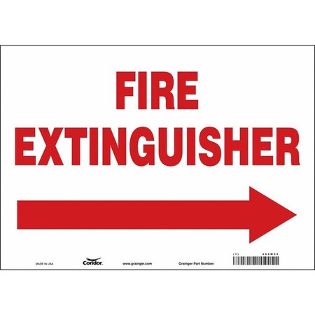 Condor Safety Sign, 10 in Height, 14 in Width, Vinyl, Horizontal Rectangle, English 469W59