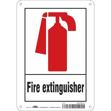 Condor Safety Sign, 7" W, 10" H, 0.032" Thickness 469W68