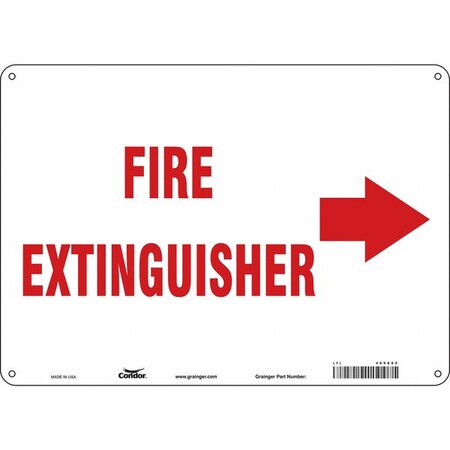 Condor Safety Sign, 14" W, 10" H, 0.032" Thickness 469X85