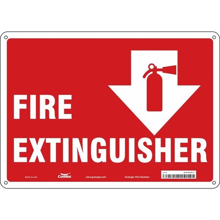 Condor Safety Sign, 14" W, 10" H, 0.032" Thickness 469X91