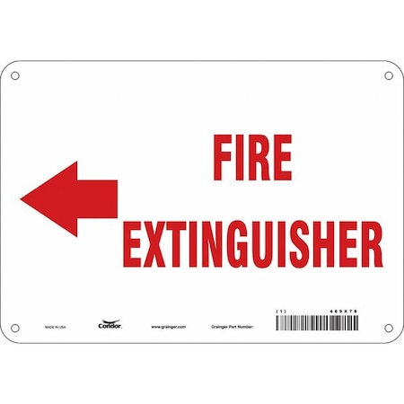Condor Safety Sign, 10" W, 7" H, 0.032" Thickness 469X78