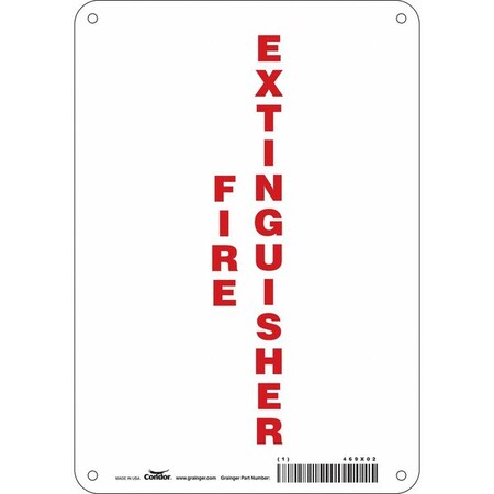 Condor Safety Sign, 7" W, 10" H, 0.032" Thickness 469X02