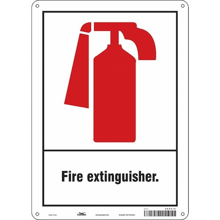 Condor Safety Sign, 10" W, 14" H, 0.032" Thickness 469X18