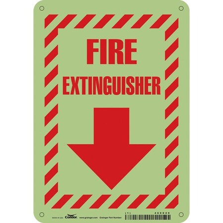 Condor Safety Sign, 10 in Height, 7 in Width, Polyethylene, Horizontal Rectangle, English 469X29