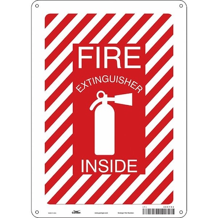 Condor Safety Sign, 10" W, 14" H, 0.055" Thickness 469Y84