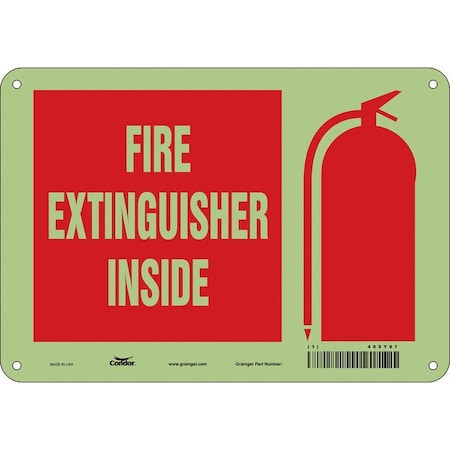 Condor Safety Sign, 10" W, 7" H, 0.070" Thickness 469Y91