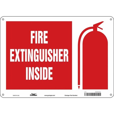 Condor Safety Sign, 14" W, 10" H, 0.055" Thickness 469Y94