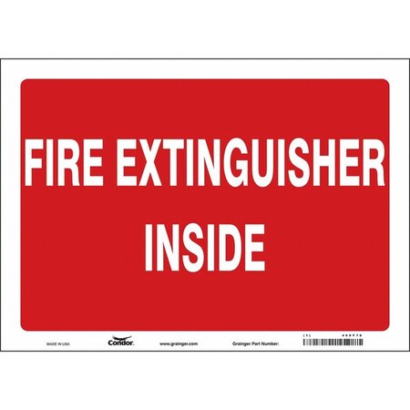 Condor Safety Sign, 14" W, 10" H, 0.004" Thickness 469Y78