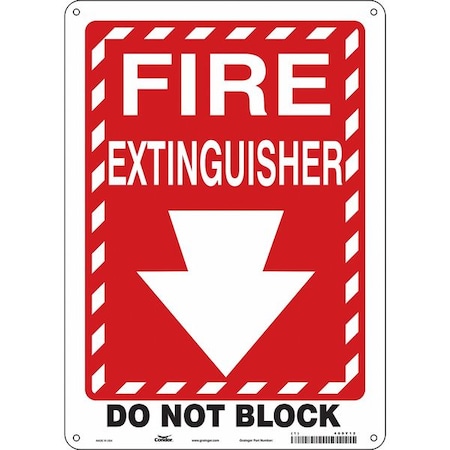 Condor Safety Sign, 10" W, 14" H, 0.032" Thickness 469Y12