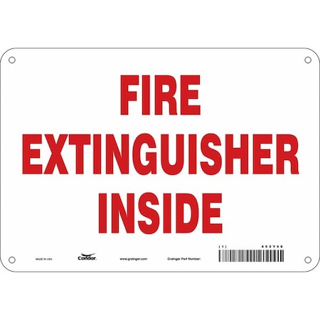 Condor Safety Sign, 10" W, 7" H, 0.032" Thickness 469Y46