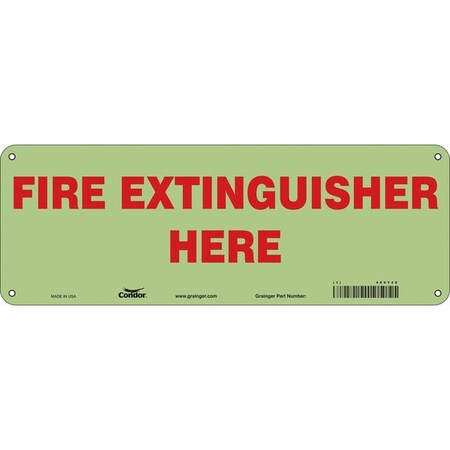 Condor Safety Sign, 14" W, 5" H, 0.070" Thickness 469Y48