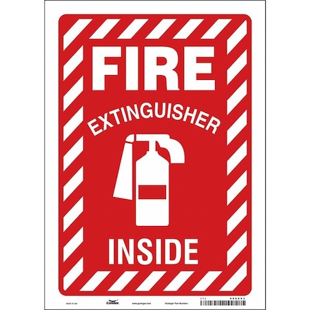 Condor Safety Sign, 10" W, 14" H, 0.004" Thickness 469Z83