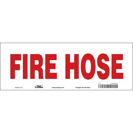 Condor Safety Sign, 14" W, 5" H, 0.004" Thickness 469Z93