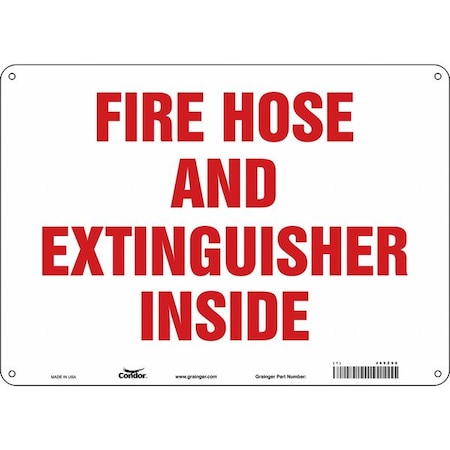Condor Safety Sign, 14" W, 10" H, 0.032" Thickness 469Z96