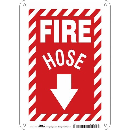 Condor Safety Sign, 7" W, 10" H, 0.032" Thickness 469Z71