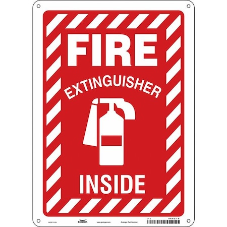 Condor Safety Sign, 10" W, 14" H, 0.032" Thickness 469Z78
